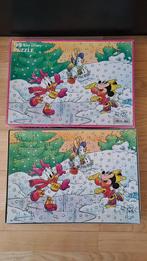 Disney puzzel mickey en katrien, Verzamelen, Ophalen of Verzenden, Mickey Mouse, Gebruikt, Overige typen