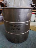 Afsluitbare Aluminium Vat - 160 Liter en 105 liter, Ophalen
