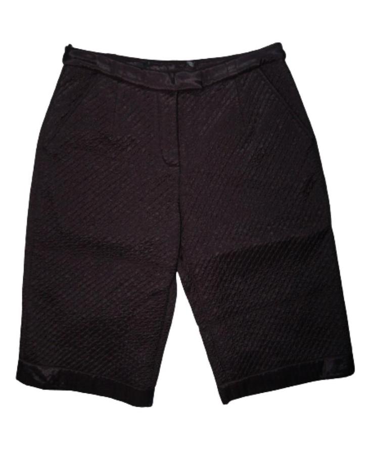 Nieuwe Cora Kemperman quilted korte broek, Mt. M, Kleding | Dames, Broeken en Pantalons, Nieuw, Maat 38/40 (M), Zwart, Kort, Verzenden