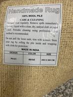 250x300 PH Beige Karpet/Vloerkleed/Tapijt 458,-! MADE INDIA!, Ophalen, Beige, 50 tot 100 cm, Rechthoekig