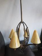 Prachtige vintage art deco hanglamp, Huis en Inrichting, Lampen | Hanglampen, Ophalen, Zo goed als nieuw, Art deco, 75 cm of meer