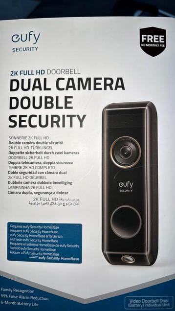 Eufy dual camera deurbel beschikbaar voor biedingen