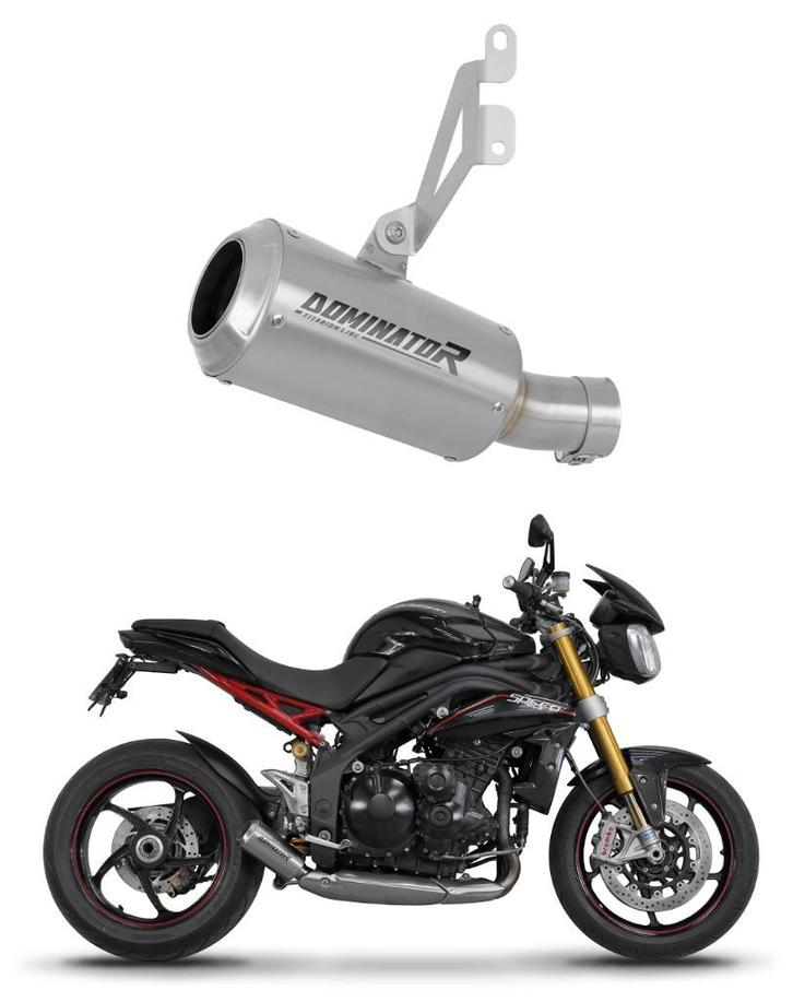 [DOMINATOR UITLAAT] Triumph Speed Triple 1050 2011–2016, Motoren, Onderdelen | Merk-onafhankelijk, Nieuw, Verzenden