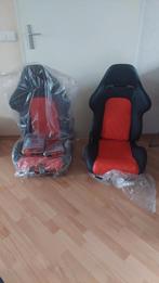 Een set verstelbare race stoel met en set 4 punten gordels, Ophalen