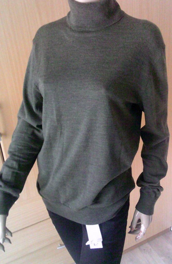 WE merino groene dunne wollen coll trui maat M, Kleding | Dames, Truien en Vesten, Gedragen, Maat 38/40 (M), Groen, Verzenden
