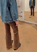 vintage 80 jaren kleding maat s, Kleding | Dames, Bruin, Ophalen of Verzenden, Maat 36 (S), Lang