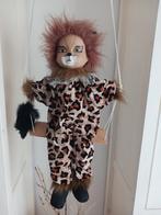 Luipaardkat-Clown op een schommel met zwarte muis, Verzamelen, Ophalen of Verzenden, Zo goed als nieuw, Pop
