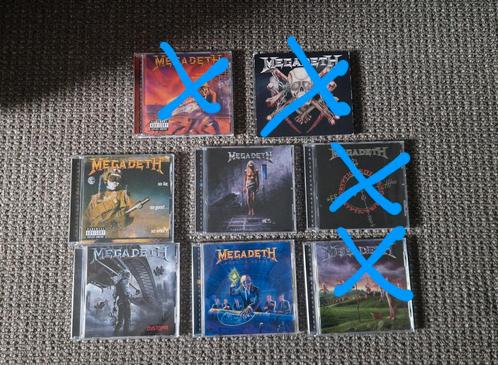 Megadeth CD's, Cd's en Dvd's, Cd's | Hardrock en Metal, Zo goed als nieuw, Verzenden