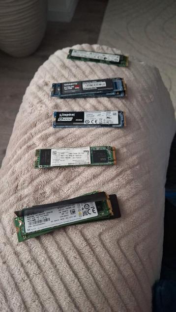 Partij 12x ssd m2 van 128gb tm 512gb ssd beschikbaar voor biedingen
