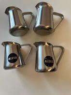 4 - Alfra Alessi rvs melkkan 15 cl vintage Samen voor €20, Ophalen of Verzenden