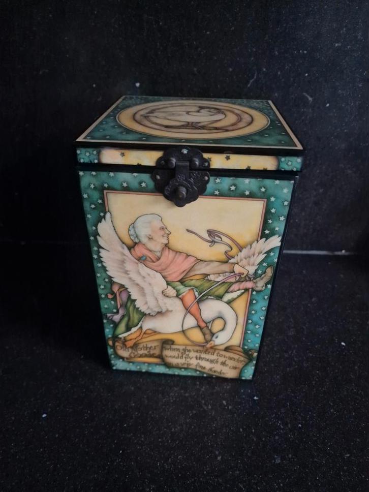 Enesco Mother Goose Muziekdoos - Twinkle Little Star, Antiek en Kunst, Curiosa en Brocante, Ophalen of Verzenden