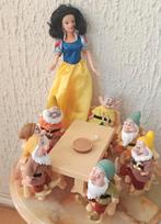 Sneeuwwitje en de zeven dwergen met meubels, Ophalen of Verzenden, Zo goed als nieuw, Pop