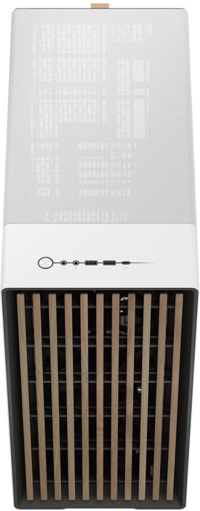 Fractal Design North - TG Clear Chalk White NIEUW, Computers en Software, Computerbehuizingen, Nieuw, Ophalen of Verzenden