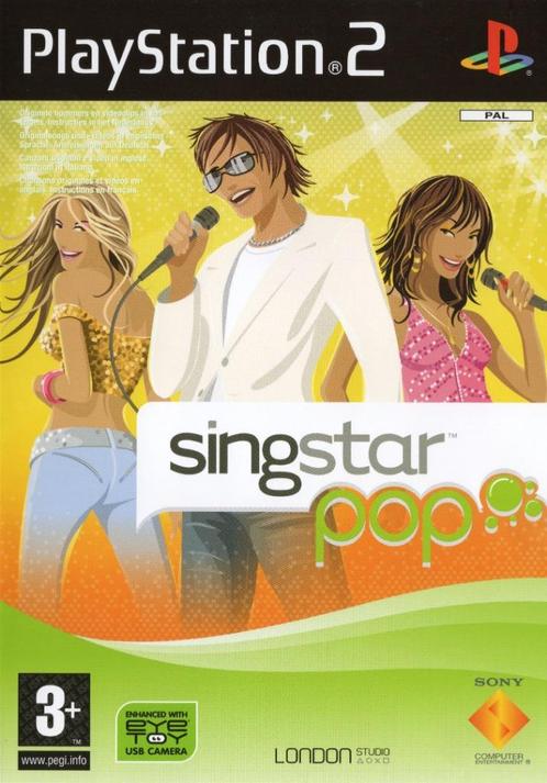 SingStar Pop – PlayStation 2, Spelcomputers en Games, Games | Sony PlayStation 2, Zo goed als nieuw, Muziek, 3 spelers of meer