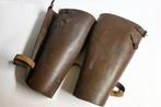 DRGM leren beenkappen duitsland pre wo2, Verzamelen, Ophalen of Verzenden, Landmacht, Duitsland, Kleding of Schoenen