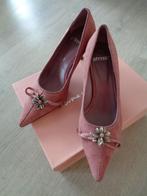Bitter oudroze leren pumps, maat 39, NIEUW, Schoenen met lage hakken, Verzenden, Nieuw, Bitter