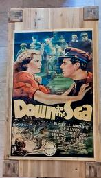 Filmposter Down to the Sea 1936, Verzamelen, Posters, Ophalen of Verzenden, A1 t/m A3, Film en Tv, Rechthoekig Staand