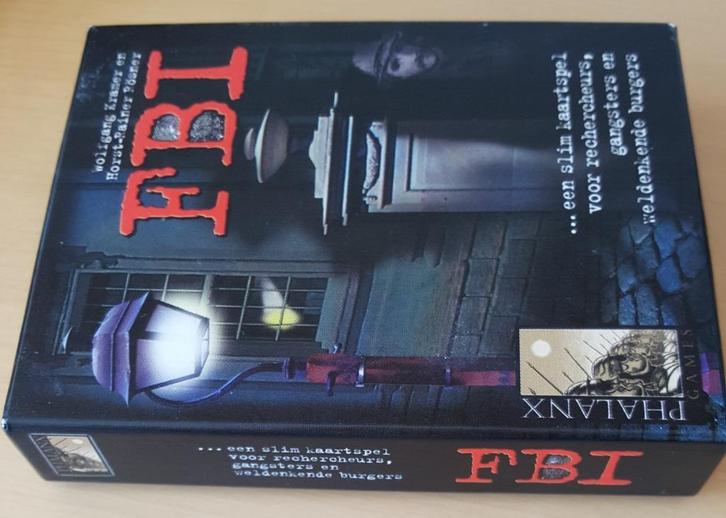 Spel FBI - een spel voor jong & oud vanaf 10 jaar - z.g.a.n., Hobby en Vrije tijd, Gezelschapsspellen | Overige, Zo goed als nieuw