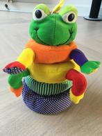 ZGAN: Pluche stapeltoren kikker, Kinderen en Baby's, Speelgoed | Knuffels en Pluche, Ophalen of Verzenden, Zo goed als nieuw, Kikker