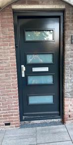 Hardhouten voordeur met driepuntsluiting, Doe-het-zelf en Verbouw, Ophalen, 80 tot 100 cm, 200 tot 215 cm, Buitendeur
