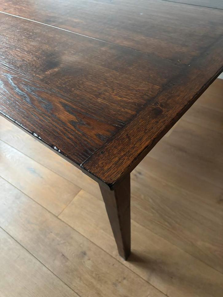 Antieke handgemaakte Engelse Eettafel - 140x140cm, Antiek en Kunst, Antiek | Meubels | Tafels, Ophalen