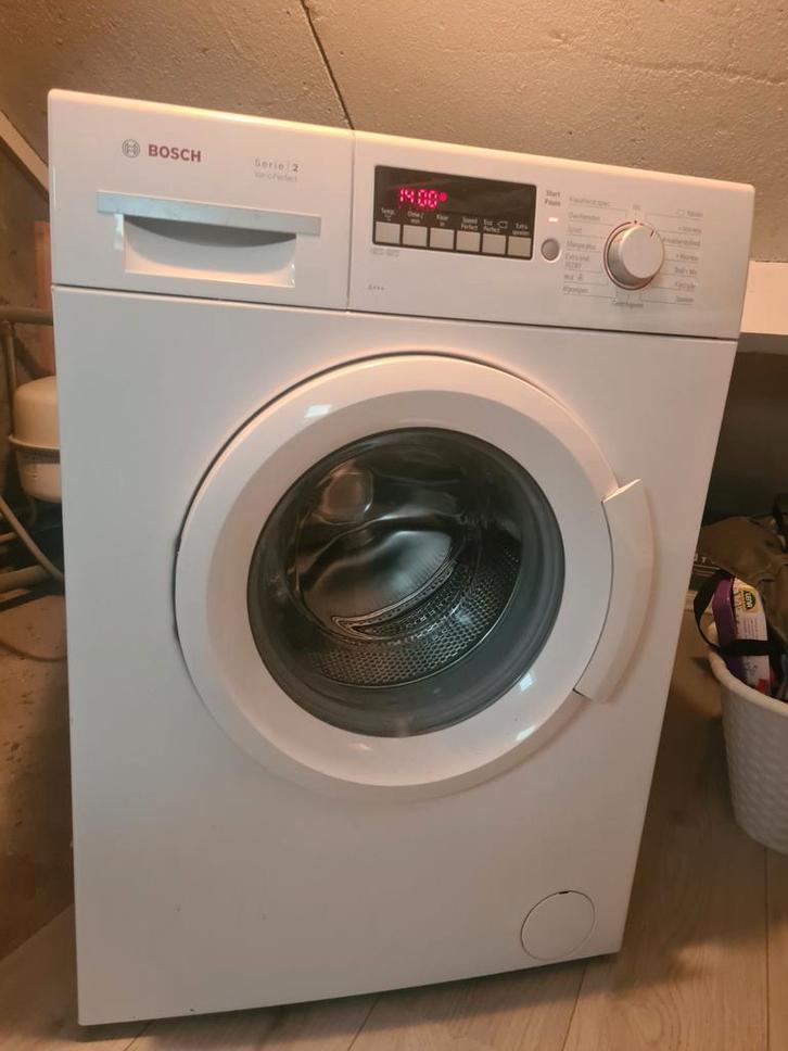 Bosch A+++  wasmachine, Witgoed en Apparatuur, Wasmachines, Gebruikt, Bovenlader, 6 tot 8 kg, 85 tot 90 cm, 1200 tot 1600 toeren