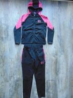 Cruyff trainingspak zwart / roze maat 140 broek + jas, Meisje, Ophalen of Verzenden, Zo goed als nieuw, Setje