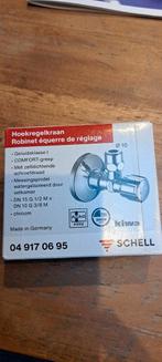 Schell Hoekstopkraan 1/2 x 3/8 - Nieuw in doos, Ophalen of Verzenden