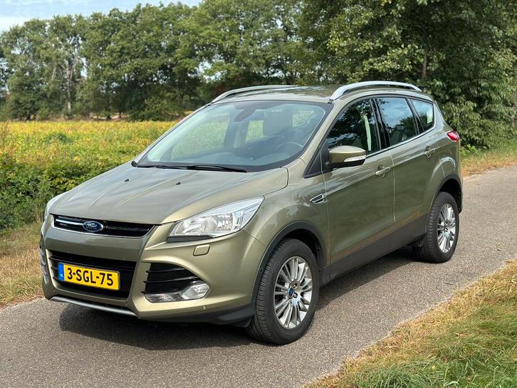 Ford Kuga 1.6 T AWD AUTOMAAT 2013 Groen / Vol opties, Auto's, Ford, Bedrijf, Kuga, 4x4, ABS, Achteruitrijcamera, Airbags, Airconditioning