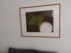 Ets, Zonnebloem met barometer. Joost Minnigh  1942-2011., Ophalen