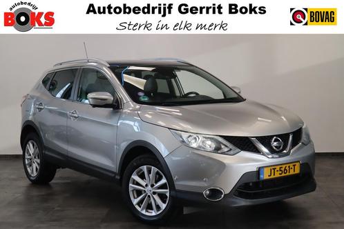 Nissan QASHQAI 1.2 Tekna 17" Panoramadak Leder Trekhaak, Auto's, Nissan, Bedrijf, Te koop, Qashqai, 360° camera, ABS, Achteruitrijcamera