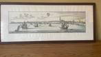 Aangezicht Rotterdam Reproductie - Jaren '50, Antiek en Kunst, Kunst | Etsen en Gravures, Ophalen of Verzenden