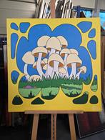 Diverse acryl werken van Hans Koudenburg op doek, Ophalen of Verzenden