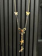 Prachtige 18k Gouden Vlinder Ketting, Ophalen of Verzenden, Nieuw, Goud