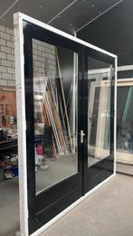 Hardhouten kozijn met Openslaande deuren  25l cm h 248cm br, Doe-het-zelf en Verbouw, Ophalen, Gebruikt, Deurkozijn, 150 tot 225 cm