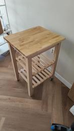 Ikea BEKVÄM  Roltafel, Huis en Inrichting, Zo goed als nieuw, Minder dan 100 cm, Bruin, 50 tot 75 cm