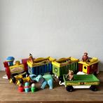 Overcomplete Set Vintage Fisher Price Circus Trein 70s 991, Kinderen en Baby's, Speelgoed | Fisher-Price, Speelset, Gebruikt, Ophalen of Verzenden
