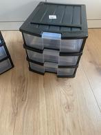 Opbergkastje kunststof 2 x, Doe-het-zelf en Verbouw, Kratten en Dozen, Ophalen, Overige typen, Minder dan 35 cm, Minder dan 50 cm