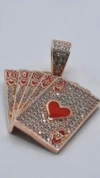 gouden ketting hanger 14kt, Www.bredajuwelier.nl, Nieuw, Ophalen of Verzenden, Kruis of Symbool