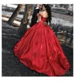 Trouwjurk Sweetheart Off Shoulder - Satijn baljurk gala jurk, Trouwjurk, Nieuw, Ophalen of Verzenden, H