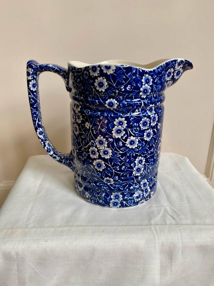 Calico Burleigh Staffordshire England kan, bloesem ontwerp., Antiek en Kunst, Antiek | Servies los, Ophalen of Verzenden