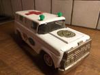 BLIKKEN AMBULANCE. MADE IN JAPAN ,JAREN,50 ., Antiek en Kunst, Ophalen of Verzenden