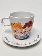 # Blond Amsterdam Douwe Egberts Kop en Schotel model 1, Huis en Inrichting, Keuken | Servies, Ophalen of Verzenden, Zo goed als nieuw