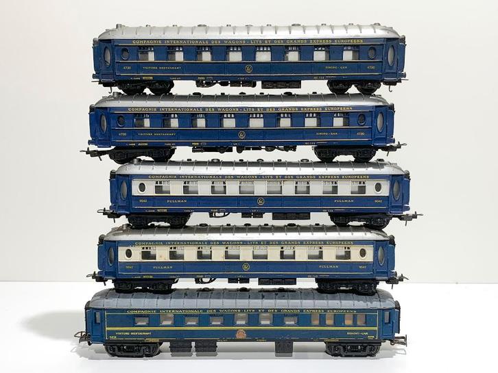 LIMA/Jouef: set van 5 Grands express Europeens rijtuigen, Hobby en Vrije tijd, Modeltreinen | H0, Gebruikt, Wagon, Gelijkstroom