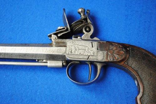 Antiek pistool Vuursteen circa 1800 topstaat, Antiek en Kunst, Antiek | Overige Antiek, Ophalen of Verzenden