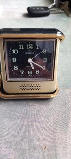 Seiko Reiswekker - Vintage Stijl, Ophalen of Verzenden, Gebruikt, Analoog, Wekker of Tafelklok