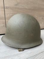 Originele Franse M1 helm (Koude Oorlog / Indochina), Verzamelen, Ophalen of Verzenden, Landmacht, Overige gebieden, Helm of Baret