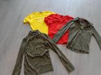2 dameslongsleeves en 2 t-shirts, maat S, Ophalen of Verzenden, Gedragen, Maat 36 (S), Korte mouw