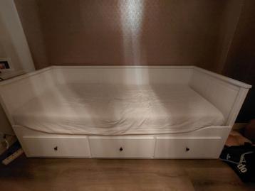 Ikea Hemnes Bed - Wit Houten Bedframe - afbeelding 2