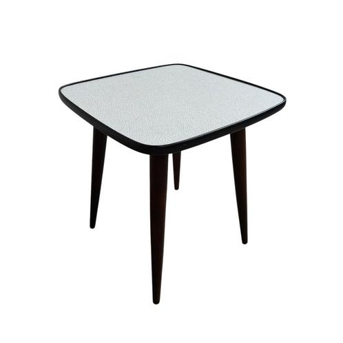 Vintage plantentafel, schuine pootjes, Huis en Inrichting, Woonaccessoires | Overige, Gebruikt, Ophalen of Verzenden
